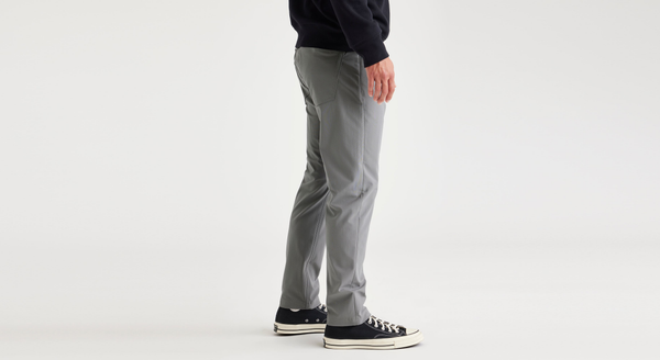 Dockers Go Pant Slim Tapered Fit With Airweave Grey