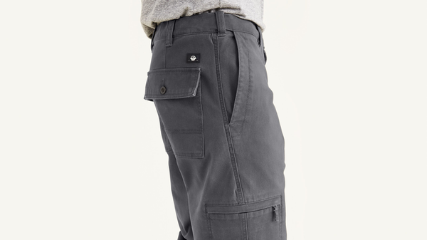 Dockers Go-To Cargos Straight Fit (Big And Tall) Burma Grey