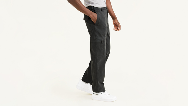 Dockers Go-To Cargos Straight Fit (Big And Tall) Grey