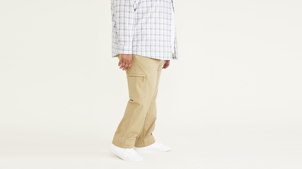 Dockers Go-To Cargos Straight Fit (Big And Tall) New British Khaki