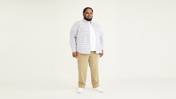 dockers Go-To Cargos Straight Fit (Big and Tall) New British Khaki