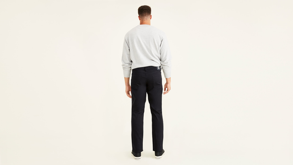 Dockers Jean Cut Pants Straight Fit (Big And Tall) Black