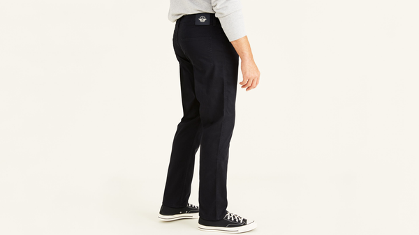 Dockers Jean Cut Pants Straight Fit (Big And Tall) Black