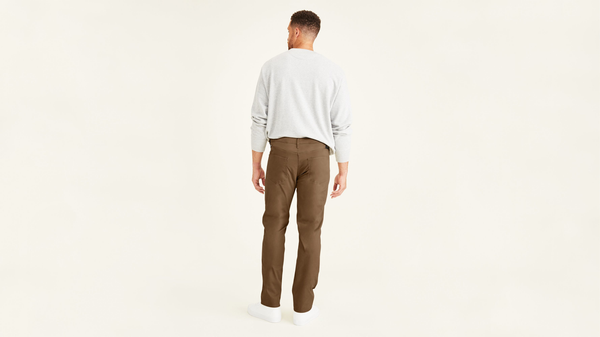 Dockers Jean Cut Pants Straight Fit (Big And Tall) Brown