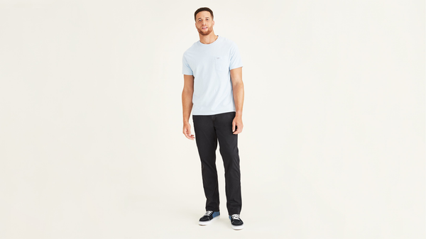 dockers Jean Cut Pants Straight Fit (Big and Tall) Grey