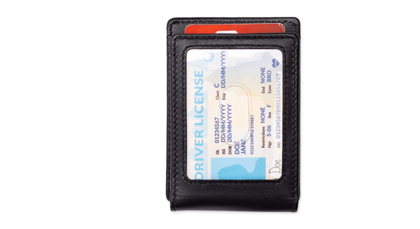 dockers Leather RFID Wide Magnetic FPW Wallet Black