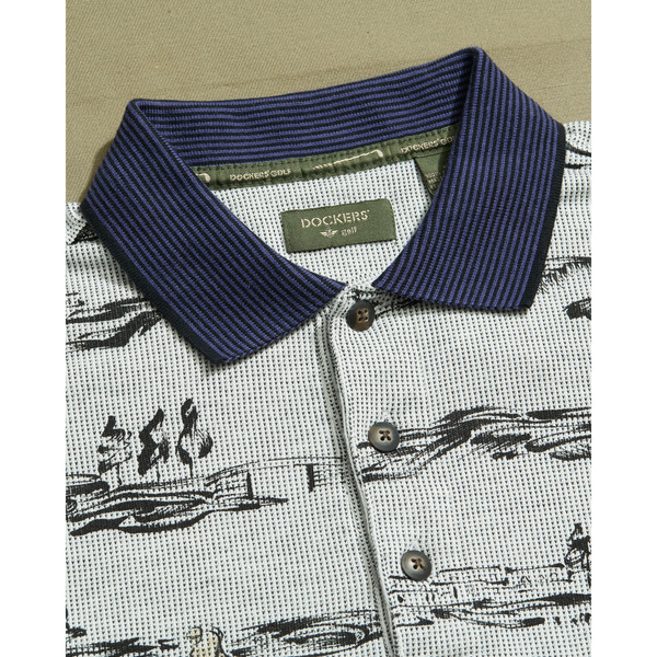 Dockers Made In USA Dockers Golf Pique Polo - XL Grey