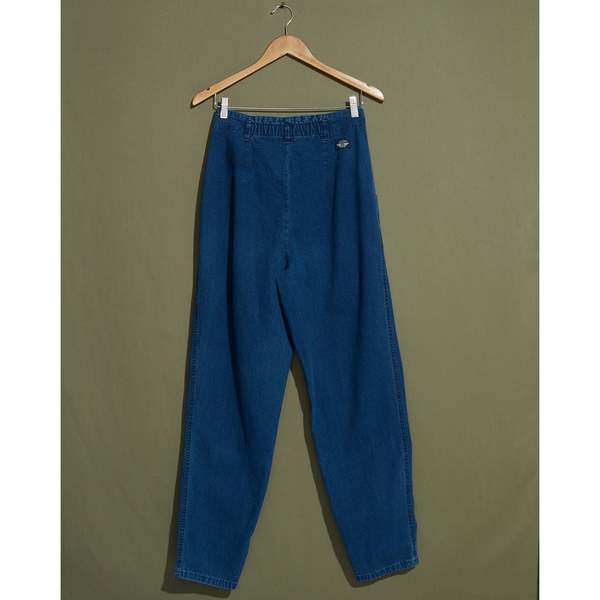 Dockers Made In USA Double Pleated Denim Pants - 26 X 30 Blue
