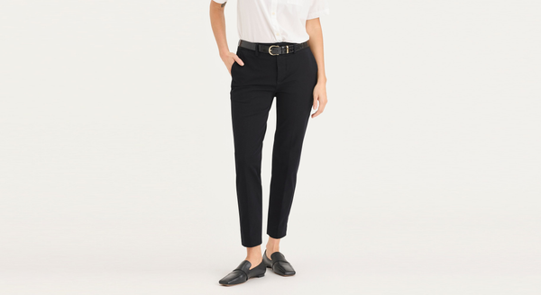 dockers Mid-Rise Collins Trouser with Sculpt Slim Fit Beautiful Black