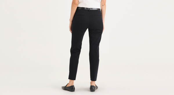 Dockers Mid-Rise Collins Trouser With Sculpt Slim Fit Beautiful Black