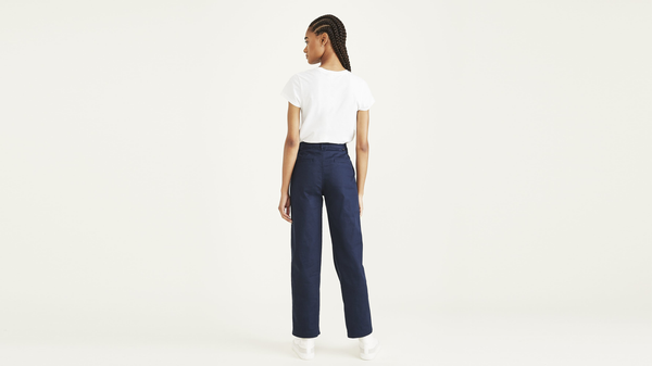 Dockers Original Chinos High Waisted Straight Fit Blue