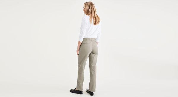 Dockers Original Chinos High Waisted Straight Fit Green