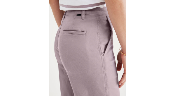 Dockers Original Chinos High Waisted Straight Fit Purple Dove