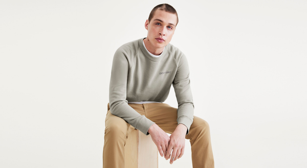 Dockers Original Crewneck Sweatshirt Regular Fit Green