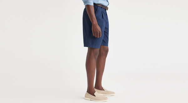 Dockers Original Pleated 8.5" Short Classic Fit Blue
