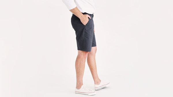Dockers Perfect 10.5" Shorts (Big And Tall) Maritime Blue