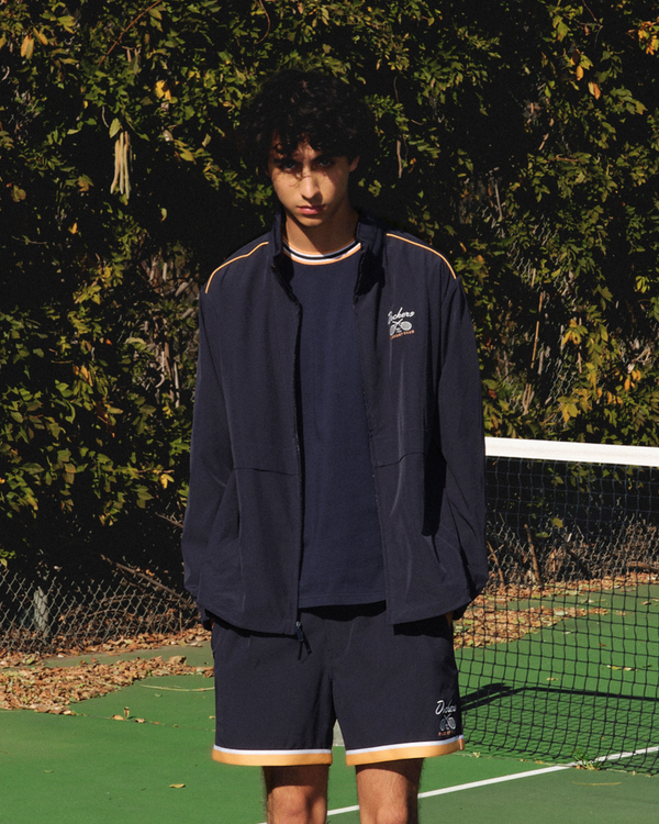 dockers Racquet Club Collared Anorak Regular Fit Blue