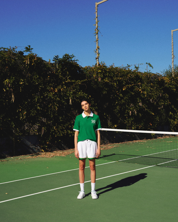 dockers Racquet Club Retro 5.5" Short Relaxed Fit Lucent White