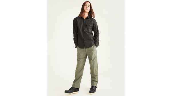 dockers Rec Button-Up Shirt Regular Fit Pirate Black