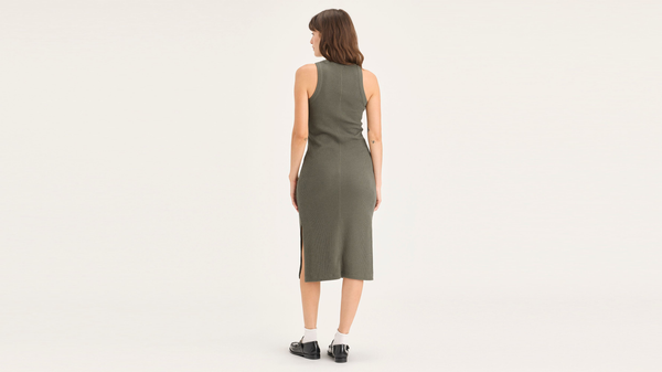 Dockers Rib Knit Tank Dress With Lofi Knit Slim Fit Green