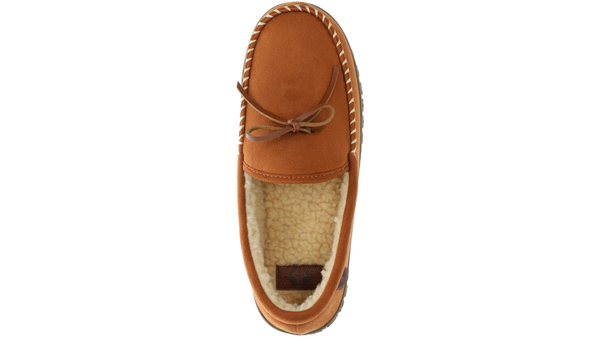 Dockers Rugged Microsuede Boater Moccasin Slippers Brown