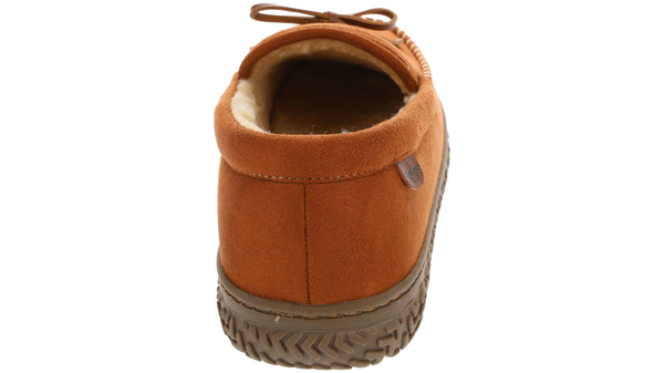 Dockers Rugged Microsuede Boater Moccasin Slippers Brown