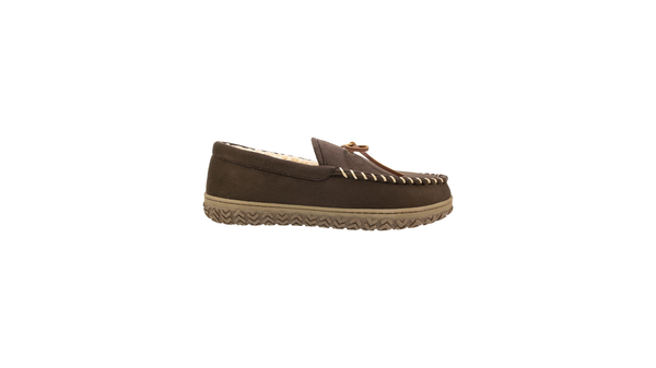 Dockers Rugged Microsuede Boater Moccasin Slippers Brown