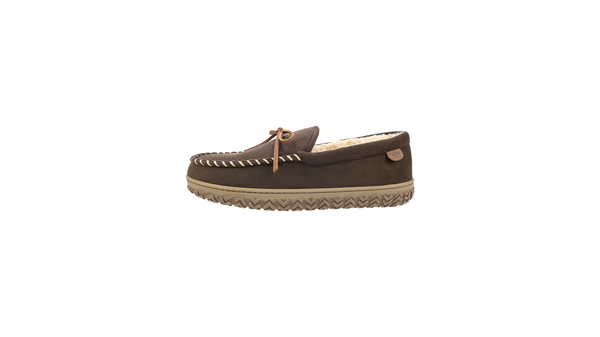 Dockers Rugged Microsuede Boater Moccasin Slippers Brown