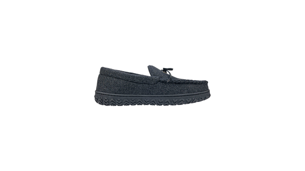 Dockers Rugged Microsuede Boater Moccasin Slippers Grey