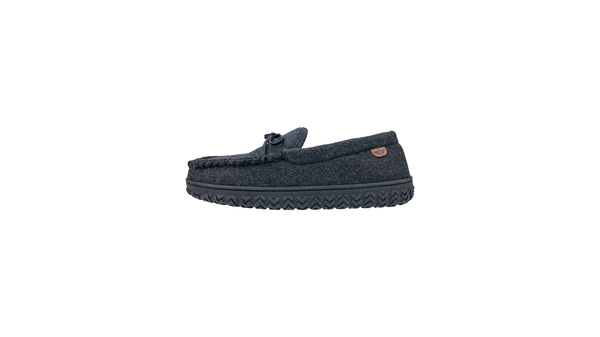 Dockers Rugged Microsuede Boater Moccasin Slippers Grey