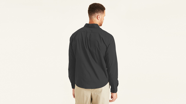 Dockers Signature Comfort Flex Shirt Classic Fit (Big And Tall) Grey