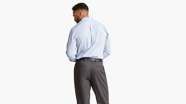 Dockers Signature Comfort Flex Shirt Classic Fit Blue