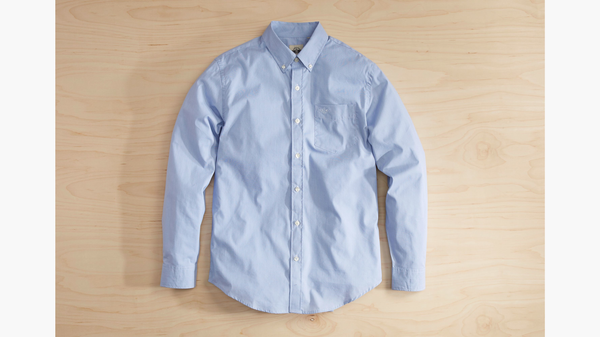 Dockers Signature Comfort Flex Shirt Classic Fit Blue