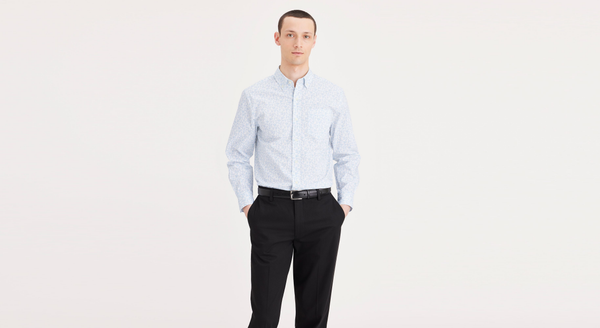dockers Signature Comfort Flex Shirt Classic Fit White