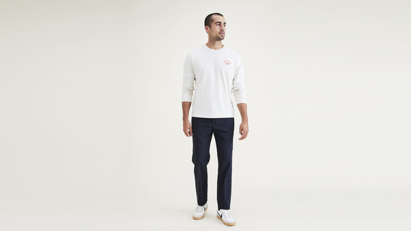 dockers Signature Go Khakis Straight Fit (Big and Tall) Beautiful Black