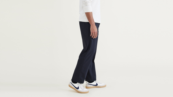 Dockers Signature Go Khakis Straight Fit (Big And Tall) Beautiful Black