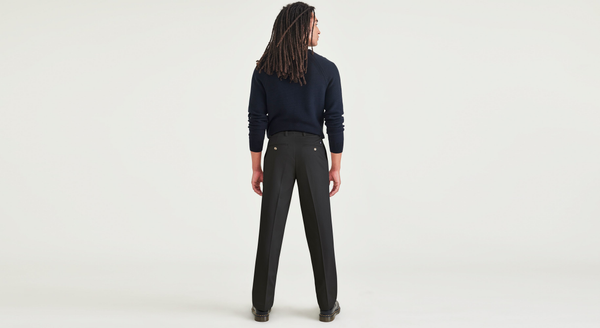 Dockers Signature Iron Free Khakis Classic Fit With Stain Defender® (Big And Tall) Beautiful Black