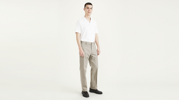 dockers Signature Iron Free Khakis Classic Fit with Stain Defender® (Big and Tall) Khaki