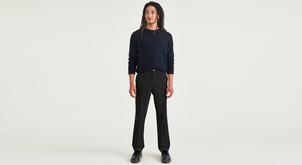 dockers Signature Iron Free Khakis Classic Fit with Stain Defender® (Big and Tall) Beautiful Black
