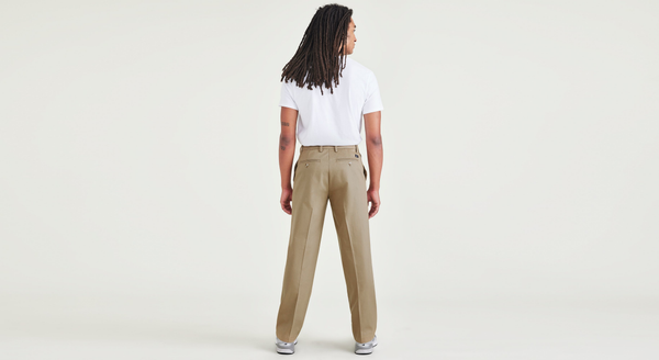 Dockers Signature Iron Free Khakis Classic Fit With Stain Defender® (Big And Tall) New British Khaki