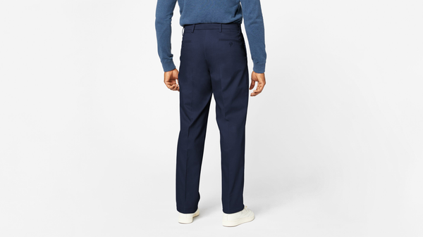 Dockers Signature Iron Free Khakis Relaxed Fit With Stain Defender® Blue