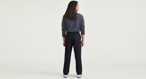 Dockers Signature Iron Free Khakis Relaxed Fit With Stain Defender® Beautiful Black