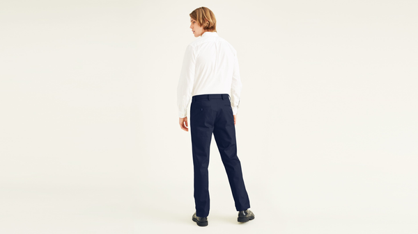 Dockers Signature Iron Free Khakis Slim Fit With Stain Defender® Blue