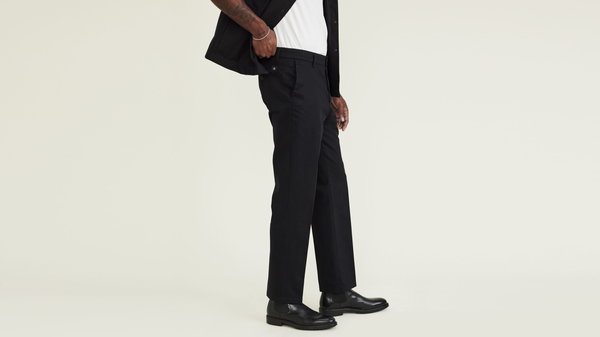 Dockers Signature Iron Free Khakis Straight Fit With Stain Defender® (Big And Tall) Beautiful Black