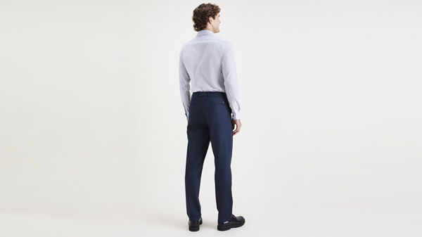 Dockers Signature Iron Free Khakis Straight Fit With Stain Defender® (Big And Tall) Blue