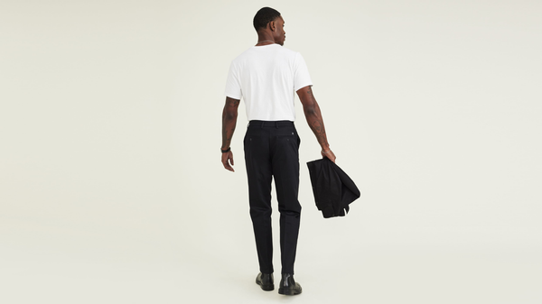Dockers Signature Iron Free Khakis Straight Fit With Stain Defender® (Big And Tall) Beautiful Black