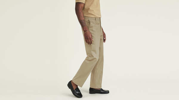 Dockers Signature Iron Free Khakis Straight Fit With Stain Defender® (Big And Tall) New British Khaki