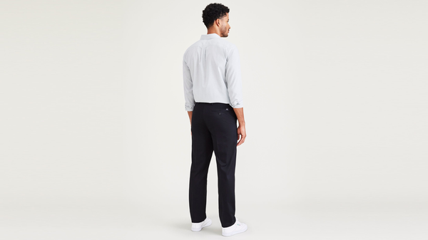 Dockers Signature Iron Free Khakis Straight Fit With Stain Defender® Beautiful Black