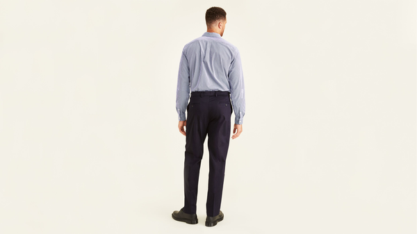 Dockers Signature Khakis Classic Fit (Big And Tall) Blue