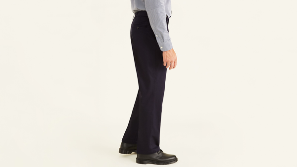 Dockers Signature Khakis Classic Fit (Big And Tall) Blue